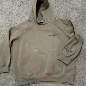 Fear of God essentials Sage Color Hoodie Sz small